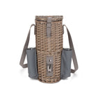 Red Hamper Single Bottle and 2 Champagne Glass Carrier With Shoulder Strap