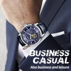 OCHSTIN 62001C Master Series Hollow Mechanical Men Watch(Black)