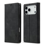 For iPhone 18 Pro / 17 Pro LC.IMEEKE Strong Magnetism Microfiber Leather Phone Case(Black)