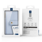 For iPhone 18 Pro DUX DUCIS Lawa Series 2 in 1 Wallet Zipper Detachable MagSafe Phone Case with Lanyard(Light Blue)