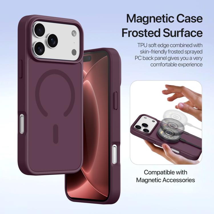 For iPhone 18 Pro DUX DUCIS Lawa Series 2 in 1 Wallet Zipper Detachable MagSafe Phone Case with Lanyard(Cherry Red)