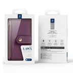 For iPhone 18 Pro DUX DUCIS Lawa Series 2 in 1 Wallet Zipper Detachable MagSafe Phone Case with Lanyard(Cherry Red)