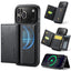 For iPhone 18 Pro / 17 Pro MAGKING K2 Series MagSafe RFID Card Bag Detachable Phone Case(Black)