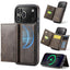 For iPhone 18 Pro / 17 Pro MAGKING K2 Series MagSafe RFID Card Bag Detachable Phone Case(Coffee)