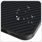 For iPhone 18 Pro / 17 Pro ABEEL C Carbon Fiber Series 6D Micro Relief MagSafe Phone Case(Black)