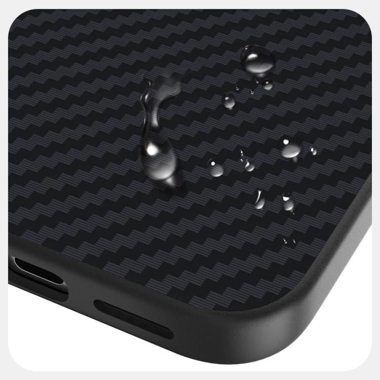 For iPhone 18 Pro / 17 Pro ABEEL C Carbon Fiber Series 6D Micro Relief MagSafe Phone Case(Black)