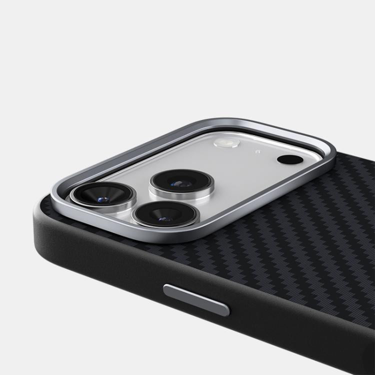 For iPhone 18 Pro / 17 Pro ABEEL C Carbon Fiber Series 6D Micro Relief MagSafe Phone Case(Black)