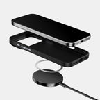 For iPhone 18 Pro / 17 Pro ABEEL C Carbon Fiber Series 6D Micro Relief MagSafe Phone Case(Black)