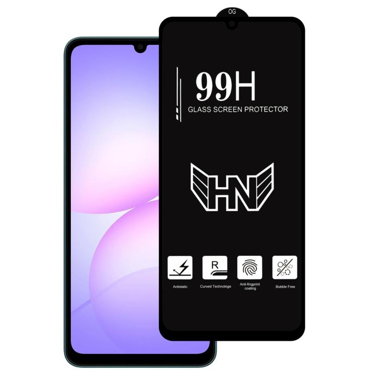 For Galaxy F07 4G High Aluminum Large Arc Full Screen Tempered Glass Film