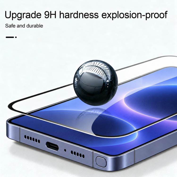 For Galaxy F07 4G High Aluminum Large Arc Full Screen Tempered Glass Film