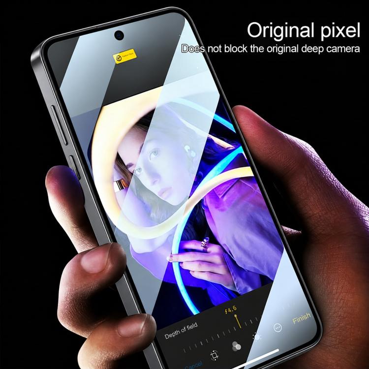 For Galaxy F07 4G High Aluminum Large Arc Full Screen Tempered Glass Film