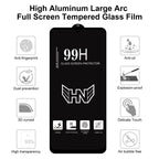 For Galaxy F07 4G High Aluminum Large Arc Full Screen Tempered Glass Film