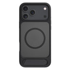 For iPhone 18 Pro / 17 Pro Kalebol MagSafe Invisible Tilt Holder PC Hybrid TPU Case(Black)