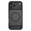 For iPhone 18 Pro / 17 Pro Kalebol MagSafe Invisible Tilt Holder PC Hybrid TPU Case(Black)