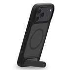 For iPhone 18 Pro / 17 Pro Kalebol MagSafe Invisible Tilt Holder PC Hybrid TPU Case(Navy Blue)