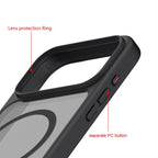 For iPhone 18 Pro / 17 Pro Kalebol MagSafe Invisible Tilt Holder PC Hybrid TPU Case(Purple)