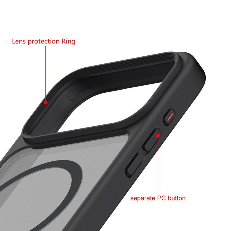 For iPhone 18 Pro / 17 Pro Kalebol MagSafe Invisible Tilt Holder PC Hybrid TPU Case(Purple)
