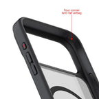 For iPhone 18 Pro / 17 Pro Kalebol MagSafe Invisible Tilt Holder PC Hybrid TPU Case(Purple)