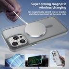 For iPhone 18 Pro / 17 Pro Kalebol Metal Lens Frame MagSafe Frosted PC Phone Case(Dark Purple)