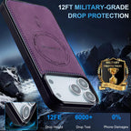 For iPhone 18 Pro / 17 Pro LC.IMEEKE L6 Series MagSafe Magnetic Phone Case(Purple)