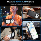 For iPhone 18 Pro / 17 Pro LC.IMEEKE L6 Series MagSafe Magnetic Phone Case(Purple)
