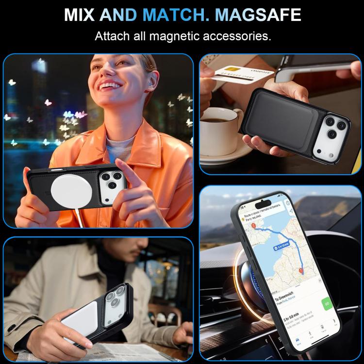 For iPhone 18 Pro / 17 Pro LC.IMEEKE L6 Series MagSafe Magnetic Phone Case(Purple)
