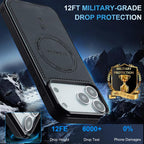For iPhone 18 Pro / 17 Pro LC.IMEEKE L6 Series MagSafe Magnetic Phone Case(Black)