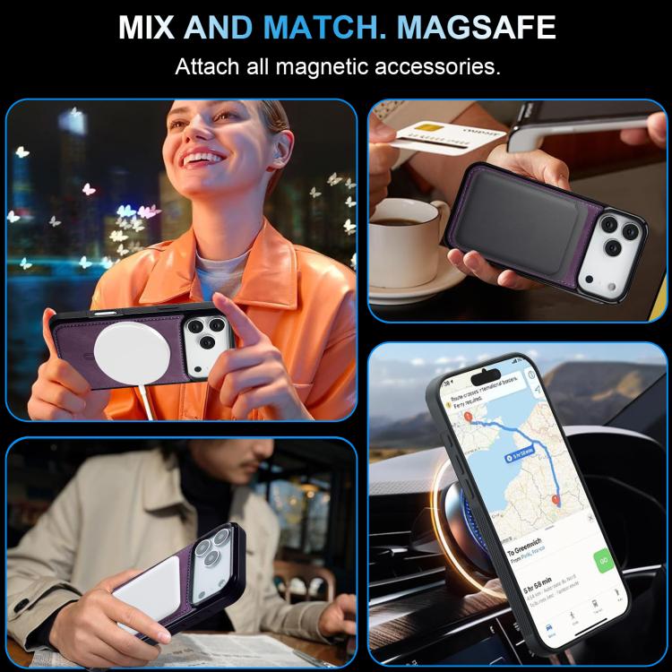 For iPhone 18 Pro / 17 Pro LC.IMEEKE L6 Series MagSafe Magnetic Phone Case(Black)