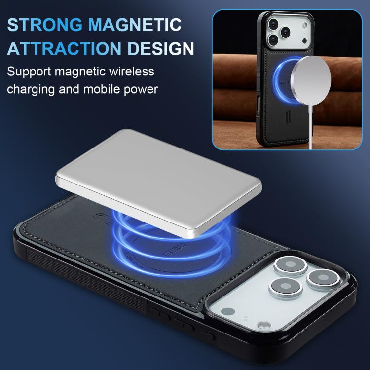 For iPhone 18 Pro / 17 Pro LC.IMEEKE L6 Series MagSafe Magnetic Phone Case(Black)