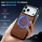 For iPhone 18 Pro / 17 Pro LC.IMEEKE L6 Series MagSafe Magnetic Phone Case(Brown)