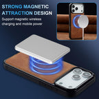 For iPhone 18 Pro / 17 Pro LC.IMEEKE L6 Series MagSafe Magnetic Phone Case(Brown)