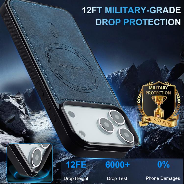 For iPhone 18 Pro / 17 Pro LC.IMEEKE L6 Series MagSafe Magnetic Phone Case(Blue)