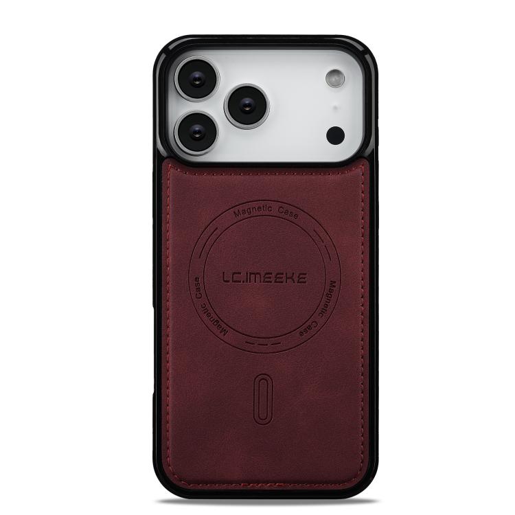 For iPhone 18 Pro / 17 Pro LC.IMEEKE L6 Series MagSafe Magnetic Phone Case(Red)