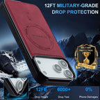 For iPhone 18 Pro / 17 Pro LC.IMEEKE L6 Series MagSafe Magnetic Phone Case(Red)