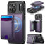 For iPhone 18 Pro JEEHOOD J10 Flip Card Bag MagSafe Split RFID Leather Phone Case(Purple)