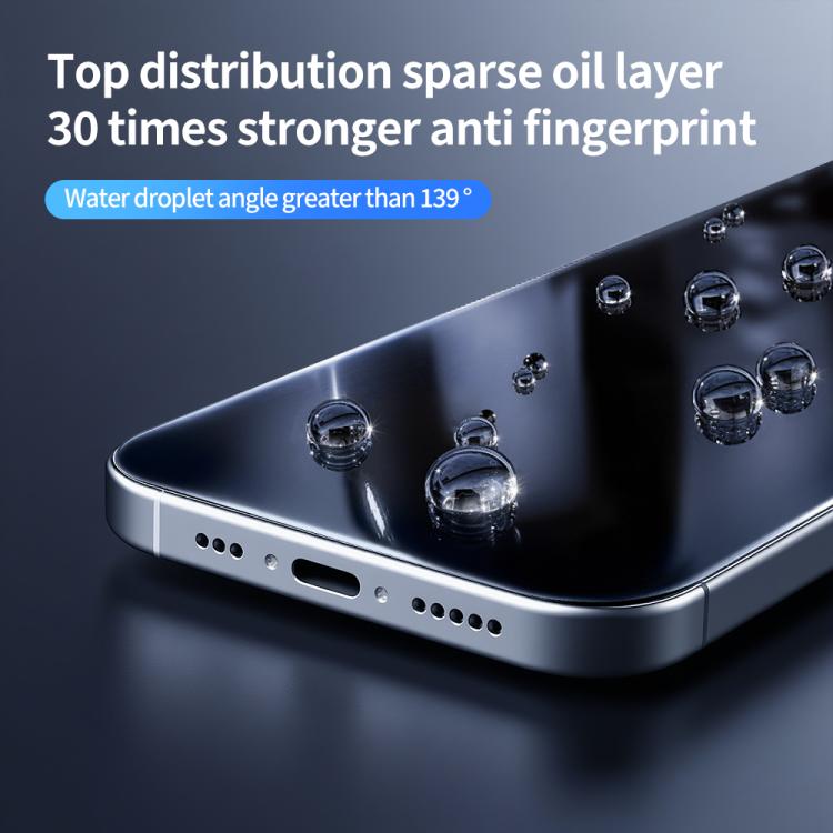 For iPhone 18 Pro / 17 Pro 5pcs / Pack Do As You Wish Silk Screen Printed HD Tempered Glass Film(Black)