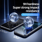 For iPhone 18 Pro / 17 Pro 5pcs / Pack Do As You Wish Silk Screen Printed HD Tempered Glass Film(Black)