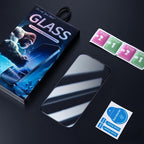 For iPhone 18 Pro / 17 Pro 5pcs / Pack Do As You Wish Silk Screen Printed HD Tempered Glass Film(Black)