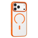 For iPhone 18 Pro / 17 Pro Mutural Mist MagSafe Series Magnetic PC Hybrid TPU Phone Case(Orange)