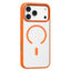 For iPhone 18 Pro / 17 Pro Mutural Mist MagSafe Series Magnetic PC Hybrid TPU Phone Case(Orange)