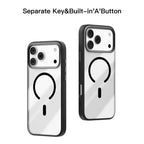 For iPhone 18 Pro / 17 Pro Mutural Mist MagSafe Series Magnetic PC Hybrid TPU Phone Case(Orange)