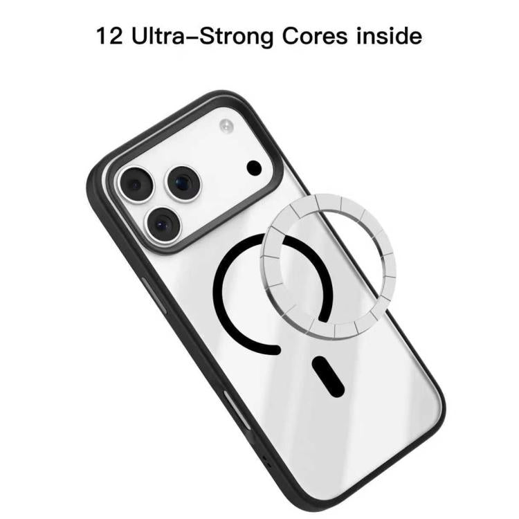 For iPhone 18 Pro / 17 Pro Mutural Mist MagSafe Series Magnetic PC Hybrid TPU Phone Case(Orange)