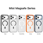 For iPhone 18 Pro / 17 Pro Mutural Mist MagSafe Series Magnetic PC Hybrid TPU Phone Case(Orange)