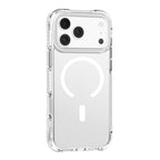 For iPhone 18 Pro / 17 Pro Mutural Transparent Color Series PC+TPU Magnetic MagSafe Phone Case(White)