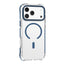 For iPhone 18 Pro / 17 Pro Mutural Transparent Color Series PC+TPU Magnetic MagSafe Phone Case(Dark Blue)