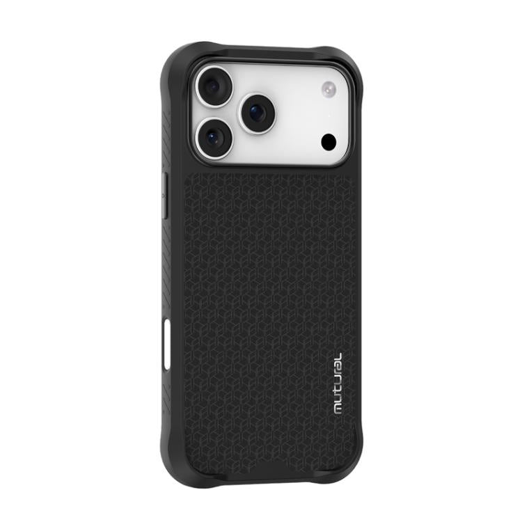 For iPhone 18 Pro / 17 Pro Mutural Honored Armor Series TPU Magnetic MagSafe Phone Case(Black)