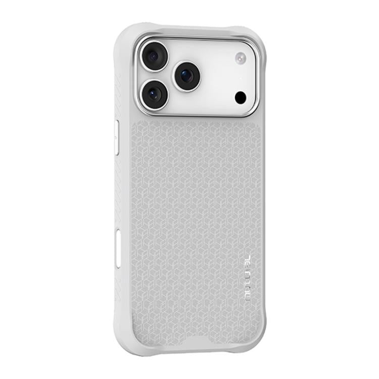 For iPhone 18 Pro / 17 Pro Mutural Honored Armor Series TPU Magnetic MagSafe Phone Case(Light Grey)