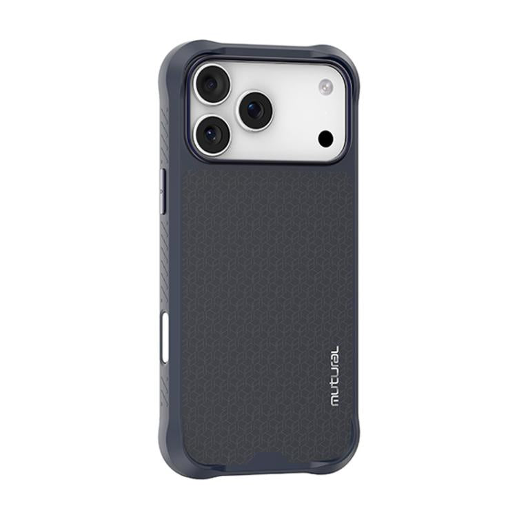 For iPhone 18 Pro / 17 Pro Mutural Honored Armor Series TPU Magnetic MagSafe Phone Case(Dark Blue)