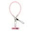 XDcase Anti-Lost Phone Wrist Lanyard with Metal Buckle & Gasket, Length: 18.9cm(Pink White)
