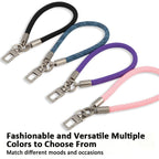 XDcase Anti-Lost Phone Wrist Lanyard with Metal Buckle & Gasket, Length: 18.9cm(Pink White)